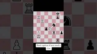 Best chess puzzle - Mate in 2 #chess