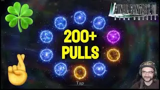 Using 200+ DRAW Tickets! Really Solid PULLS! - FF7 Ever Crisis