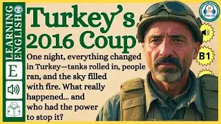 Learn English Through Story _ Turkey&rsquo;s  2016 Coup _ Graded Reader _English Listening Practice