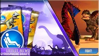 LATEST NEW GYROSPHERE DRAFT DEFEAT AND VICTORY! | JURASSIC WORLD THE GAME