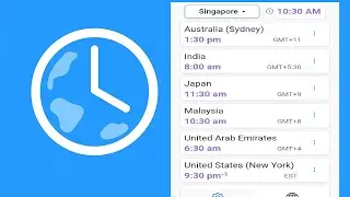 World Clock - Android & iOS App #utilities #productivity #travel #worldclock #worldtime #reminder