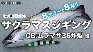 北海道函館沖サクラマスジギング（その2）　CB.ムラマサ3S炸裂編