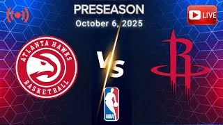 NBA PRESEASON - LIVE FULL GAME | HAWKS VS ROCKETS | OCTOBER 6, 2025 | UNPREDICTED MATCHUP | NBA 2K26