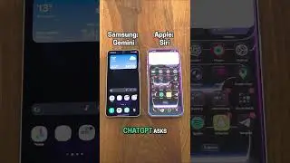 🤜🤛 Siri против Gemini! Какой помощник лучше? #Samsung #Apple #Siri #Gemini #ChatGPT #Tech