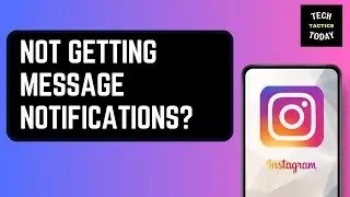 NOT GETTING INSTAGRAM MESSAGE NOTIFICATIONS | QUICK FIX