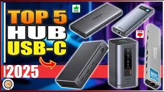 Hubs USB-C 2025: TOP 5 com 4K/8K, 10 Gbps e PD 140W ⚡