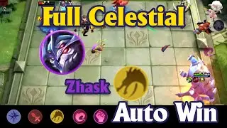 Magic Chess Mobile Legends Full Celestial - Zhask Dragons Altar - TOP 1 - Auto Win