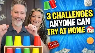 Эти 3 забавных испытания может попробовать каждый!🤩🥳🥳🥸