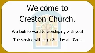 Creston Church Worship &mdash;November 12, 2023
