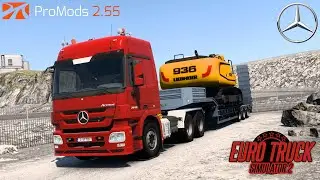 ETS2 1.40 | ProMods 2.55 | Mercedes Actros MP3 2648 | Galați - Bălți