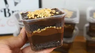 FAÇA E VENDA BOLO NO POTE TIPO FERRERO ROCHER - BOLO NO POTE BEM CHOCOLATUDO COM AMENDOIM