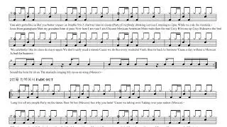 CECY B FT LIL ROB-MEXICO | Drum Score, Drum Sheet Music, DRUM Transcription