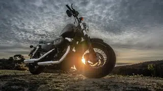 We ride a motorcycle to the music for an hour Basixx-The Chase