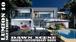 LUMION 10 TUTORIAL EXTERIOR (MODERN CONTEMPORARY HOUSE)