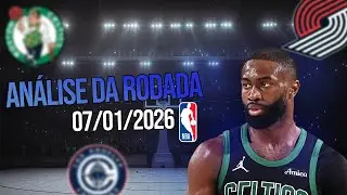 ANÁLISE DA RODADA DA NBA  - 07/01