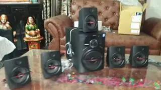Unboxing video of Drumzz HT-2400(5.1)BT multimedia speaker www.TulipSmile.com
