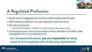 Board of Social Work Licensing: A Professional Responsibility