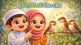Chirya boli Cho Cho | Allah Hoo Allah Hoo | soothing Islamic Lullaby For Kids | @minideenstudio