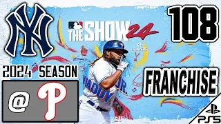 MLB The Show 24 | FRANCHISE | 2024 | #108 | at Philadelphia Phillies (1/16/26)