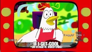If i get cool on stage 4 in parappa 1, the video ends