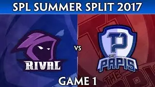 SMITE Pro League Summer Split 2017 (EU) - Team Rival vs. The Papis (Game 1)