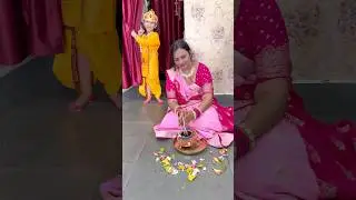 Kanhiya ne maiya yashoda ka sara makhan kha liya🥰🥰