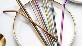 Eco-Friendly Metal Straws