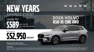Begin 2026 in Control&mdash;Lease the 2026 Volvo XC60 B5 Core AWD