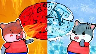 [DIY] Hamtie HOT Pizza OR COLD Pizza? Hamster Handmade Papercrafts Stop Motion Movie