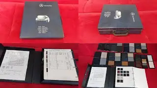 MERCEDES W210 E-KLASSE MUSTERBOX POSTER LACK