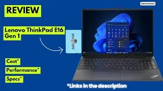 Обзор Lenovo ThinkPad E16 Gen 1 (Ryzen 5 7530U) | Лучший бизнес-ноутбук 2025 года: максимальная п...
