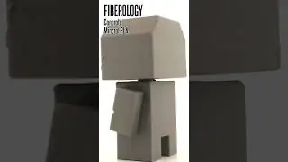 383 FIBEROLOGY Concrete Mineral PLA | 3D printed sample | #FilaMODE