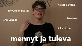 tulevaa ja mennyttä viittomakielellä: viime, ensi, sitten ja päästä