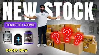 Fresh Stock Supplements Unboxing | New Imported Supplements Stock Available #newstock #wheyprotein