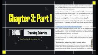 Chapter 3: Part 1 - Tracking Calories | Stoic Nutrition System Video #6
