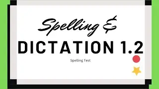 Spelling and Dictation Spelling Test✍Learn English ESL