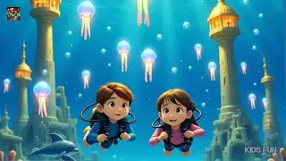 🌊 The Lost City of Atlantis | Magical Underwater Story for Kids | Kids Fun 