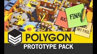 Polygon Prototype Pack - (Trailer) 3D Low Poly Art for Games by #SyntyStudios
