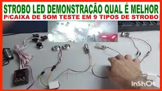 Review STROBO DE LED DEMONSTRA&Ccedil;&Atilde;O DE V&Aacute;RIOS PARA CAIXA DE SOM TESTE EM 9 TIPOS DE STROBO VEJA QUAL &Eacute;