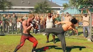 Bruce Lee vs. Vecna - EA Sports UFC 5 - Backyard Fight