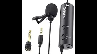 Lavalier Microphone with -10db MAONO AU-102. SETUP