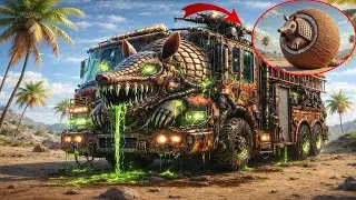 SIGMA BOY x BRAINROT EXTINCTION MONSTER FIRE TRUCK