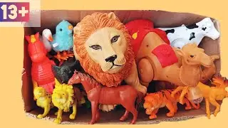 Unboxing Wild Animals Toys Set For kids | order Flipkart | satisfying Toys Ideas