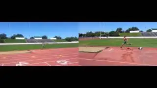 triple jump 3 step without and with elongation and hamstring isometric contraction