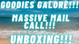 🌋GOODIES GALORE!!! MASSIVE MAIL CALL & UNBOXING!!!🤙🏼