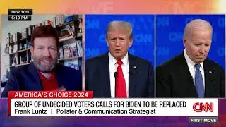 Frank Luntz shares focus group reaction to first 2024 Biden vs. Trump debate
