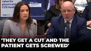 AOC Exposes Growing CVS Monopoly In Healthcare Sector, Grills CEO David Joyner | US News