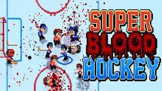 Super Blood Hockey - Acontece de tudo nesse jogo menos gol