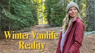 No Shower, Cold Nights & Finally a Hot Shower | Winter Van Life: Part 2