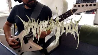 Immolation - Incineration Procession (Guitar Cover, Tab in description)